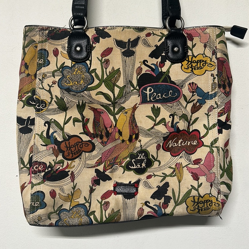 Sakroots Nature Birds & Tote Bag
